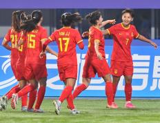 亚洲女足锦标赛，中国队雄心勃勃
